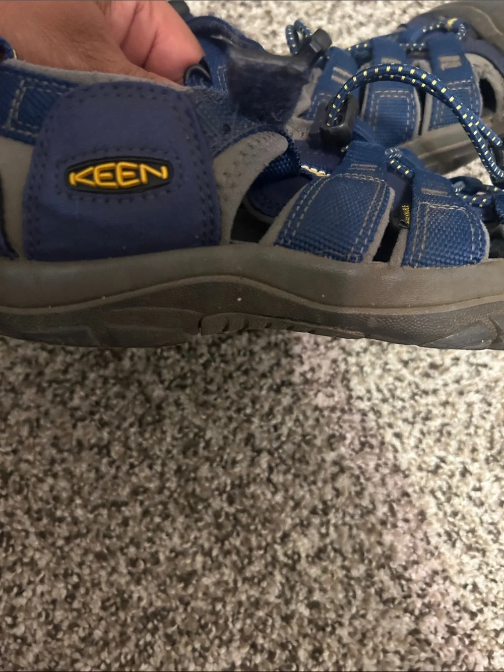 Keen Navy Blue Kids Closed-Toe Adventure Sandals